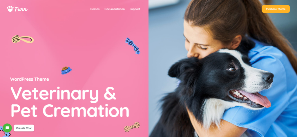 Five Pet WordPress Themes Compared-Furr – Veterinary & Pet Shop WordPress Theme