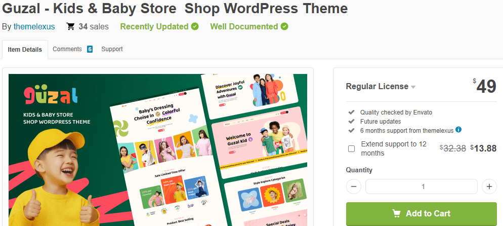 Comparação de temas para lojas de roupas infantis: WordPress e Shopify - Guzal – Tema WordPress para loja de roupas infantis e para bebês