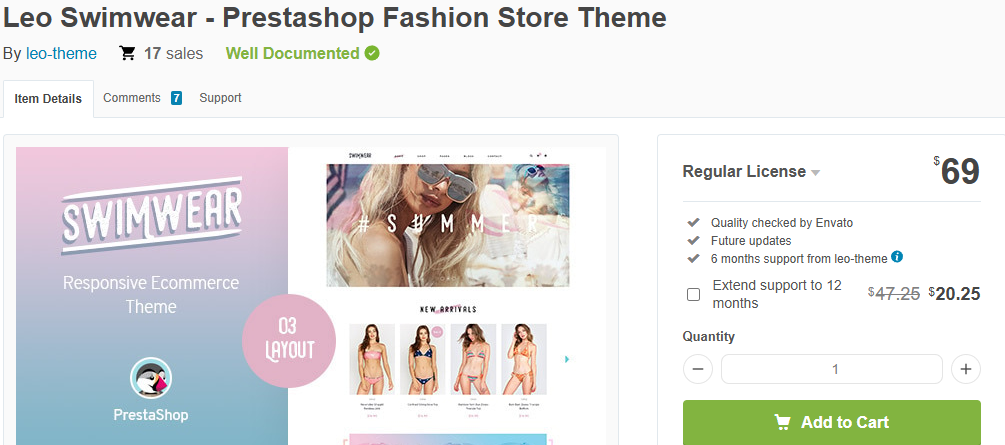 Leo Swimwear – PrestaShop Fashion Store Theme