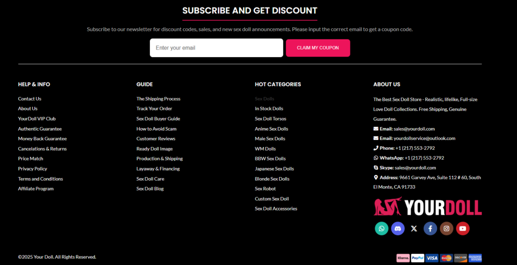 Scalable WordPress Sex Doll E-commerce Website-Managing Large Product Catalogs-Organized Categories and Filters