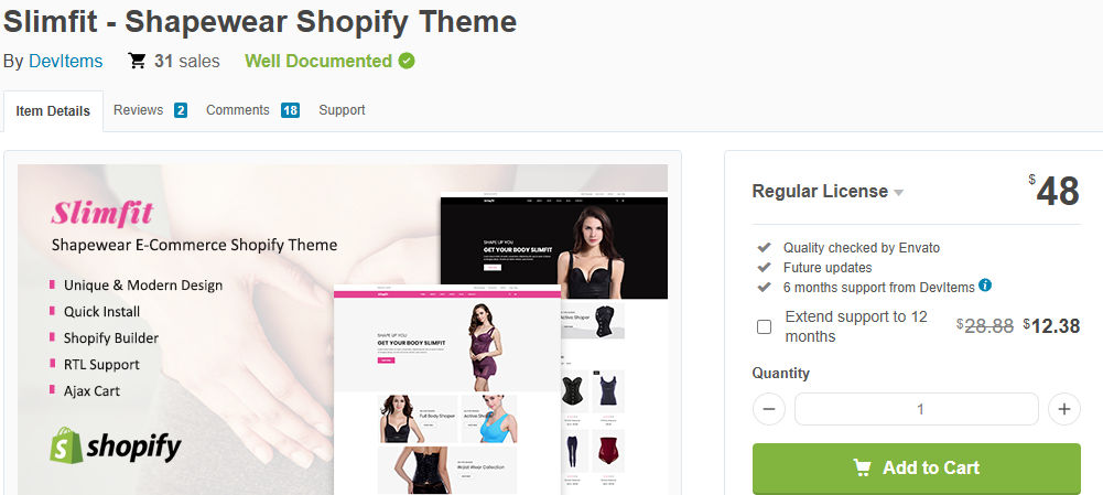 Slimfit – Shapewear eCommerce Shopify Theme