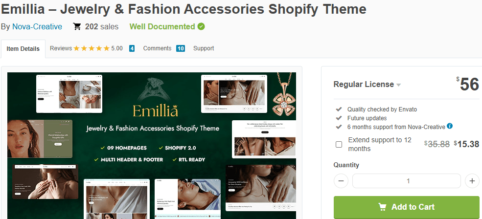 Jewelry and Accessories eCommerce Theme Comparison
