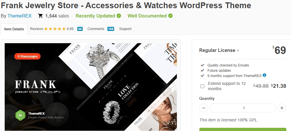 Jewelry and Accessories eCommerce Theme Comparison