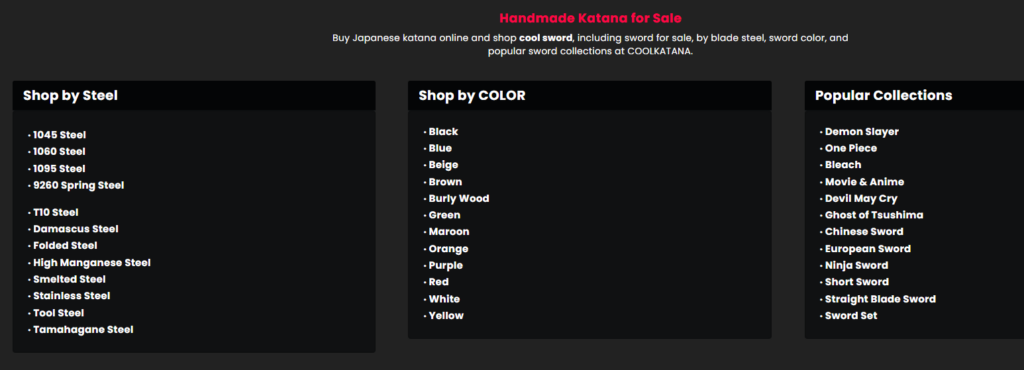 Building a Scalable Shopify Store for a Global Blade Brand: The CoolKatana Project-Structuring the Store for Scale-Designing a Clear Information Architecture