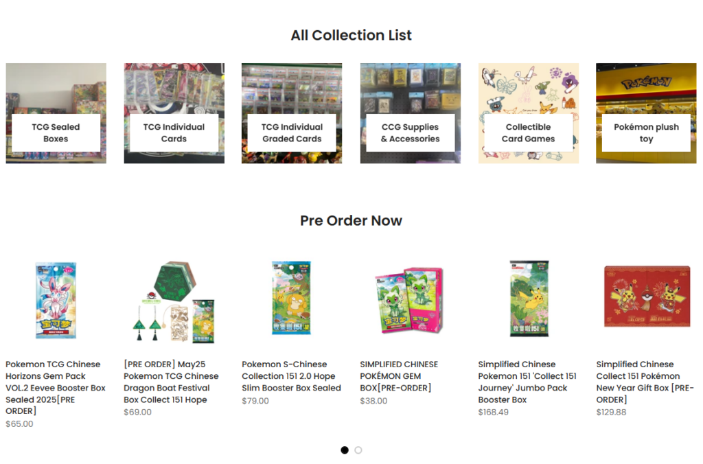 Designing a High-Conversion Shopify Store for Pokémon Cards-Our Shopify Design Approach-Pre-Order as a Dedicated Design Focus