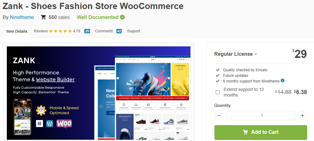 Zank – Shoes Fashion Store WooCommerce Theme