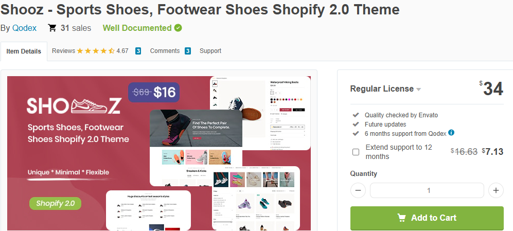 Shooz – Sports Shoes Shopify 2.0 Theme