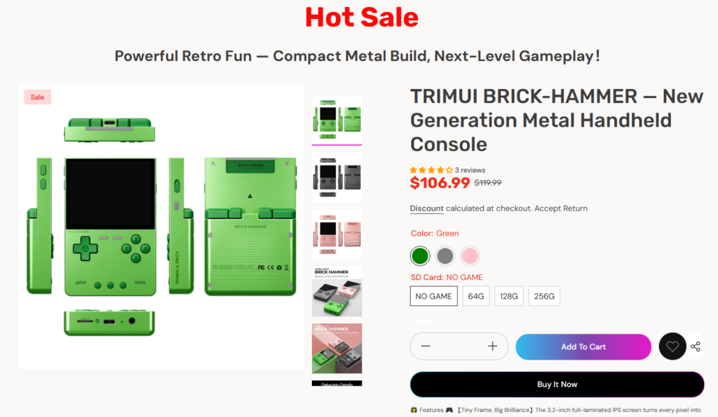 Shopify Design Case Study: Retro Gaming Store-Product Discovery Through Design-Product Card Optimization