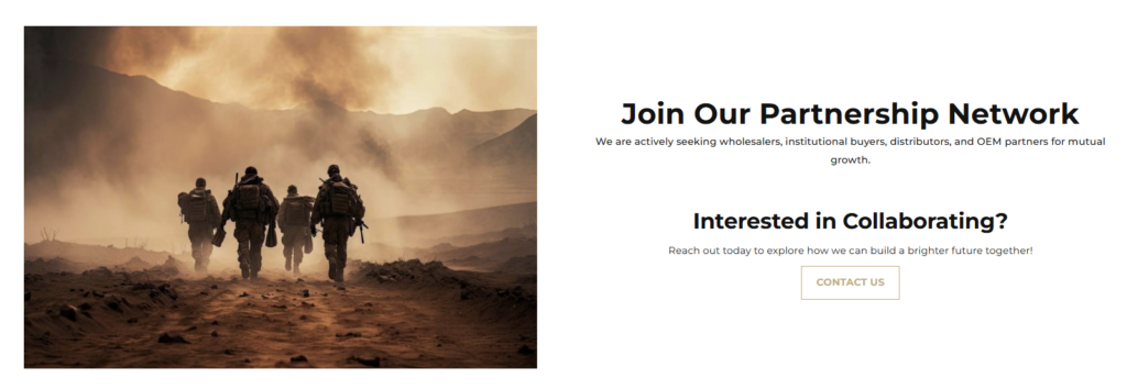 Estudo de Caso de Design da Shopify: Mensagens da Marca Tactical Rescue para Comunidade e Parcerias - Junte-se à Nossa Rede de Parcerias