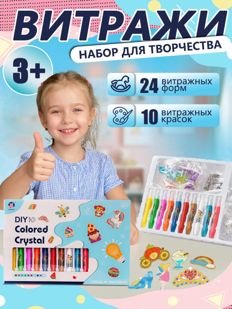 Main Image Design for Ozon Glass Painting Kit-Product Overview and First Impression