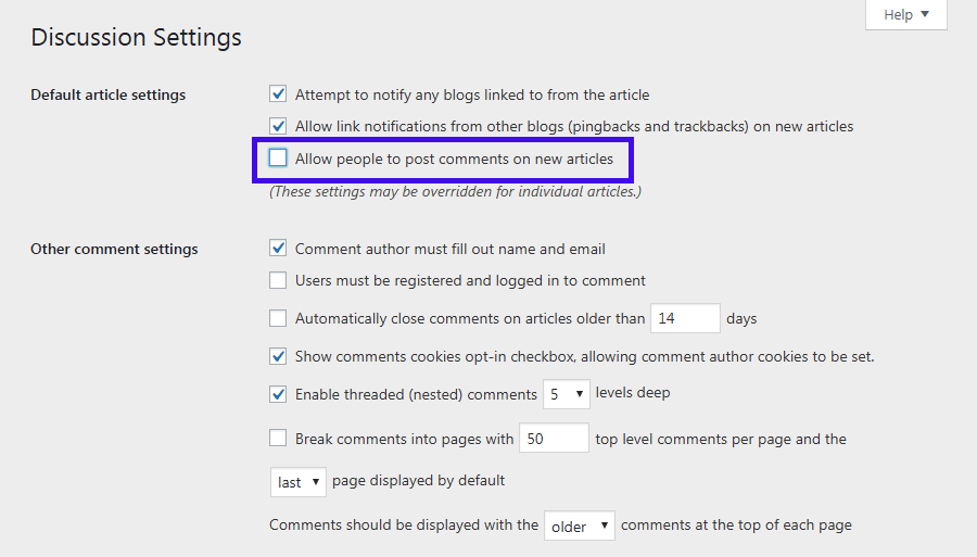 How to Turn Off Comments in WordPress (Complete Guide)-Turn Off Comments Globally in WordPress Settings