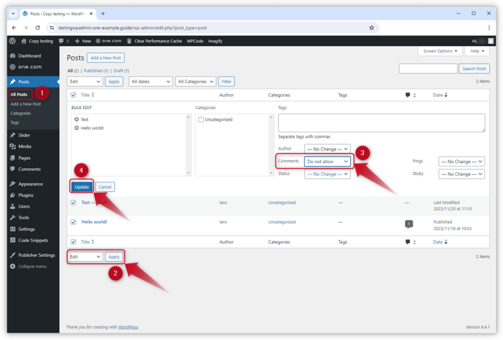 How to Turn Off Comments in WordPress (Complete Guide)-Disable Comments on Individual Posts or Pages