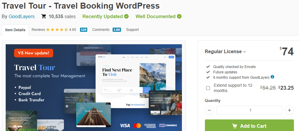 Travel Tour – Travel Booking WordPress Theme