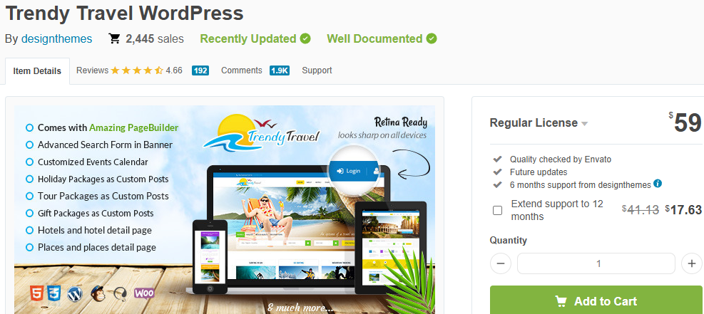 Trendy Travel – Tour & Travel Agency Theme