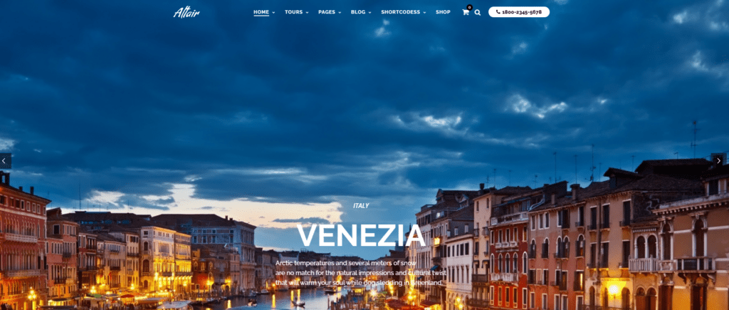 Five Popular WordPress Travel Themes Compared-Altair – Travel Agency WordPress Theme