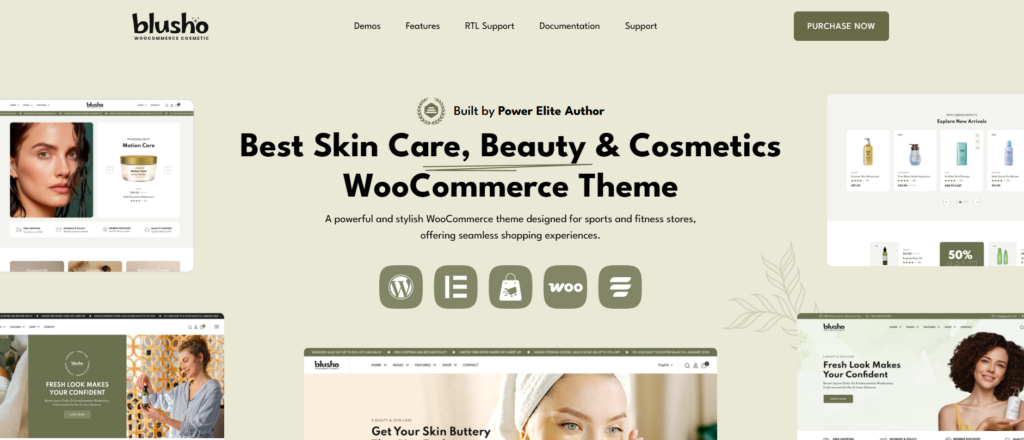 Best Beauty & Cosmetics WordPress and Shopify Themes-Blusho – Beauty & Cosmetics Store WooCommerce Theme
