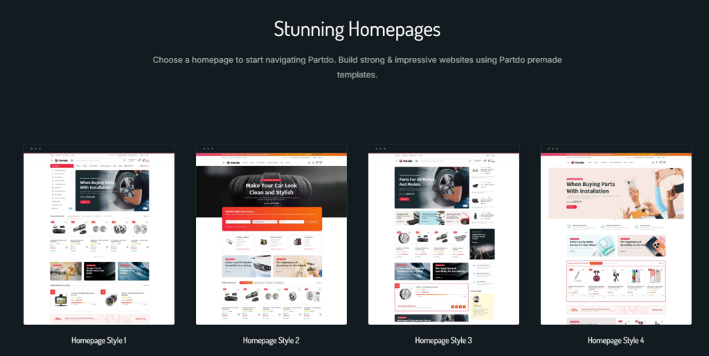 Best Auto Parts WooCommerce Themes Compared-Partdo – Auto Parts and Tools WooCommerce Theme