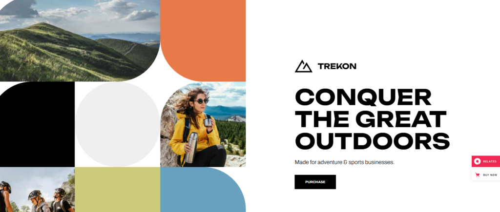 Adventure WordPress Themes Comparison-TrekOn – Extreme Sports and Adventure Theme