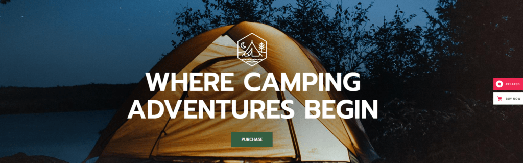 Adventure WordPress Themes Comparison-Kamperen – Camping and Adventure Tourism Theme