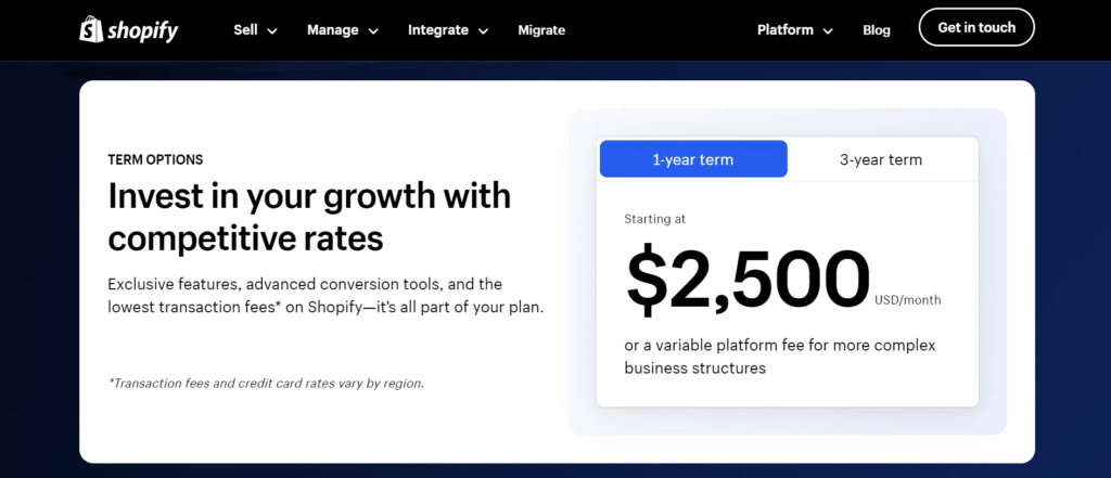 Shopify Plus Cost: Pricing & Ownership Guide-Base Subscription Cost: What You Pay Shopify