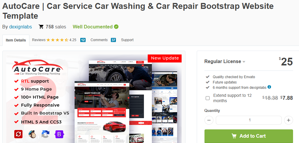 Motors – Tema de WordPress para concesionarios, alquileres y anuncios de coches