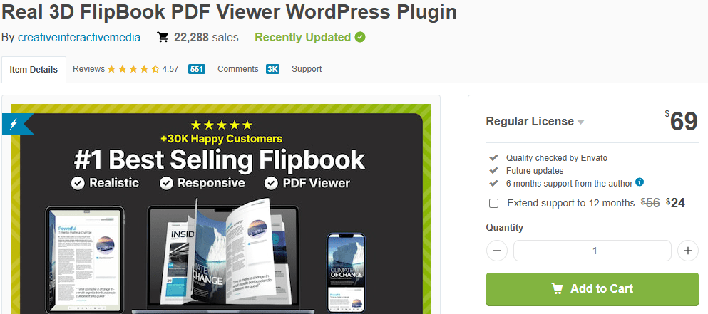 Real 3D FlipBook – PDF Viewer Plugin