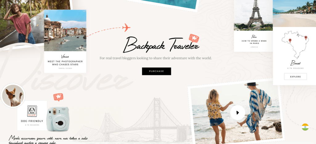Best Backpack Themes for Blogs and Stores-Backpack Traveler – Modern Travel Blog WordPress Theme