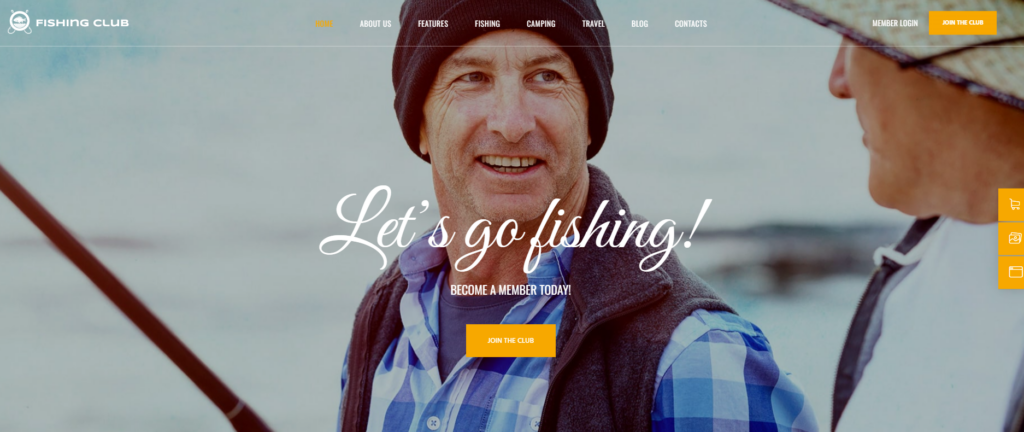 Fishing & Hunting Themes: Shopify vs WordPress-FishingClub – Fishing & Hunting Club WordPress Theme
