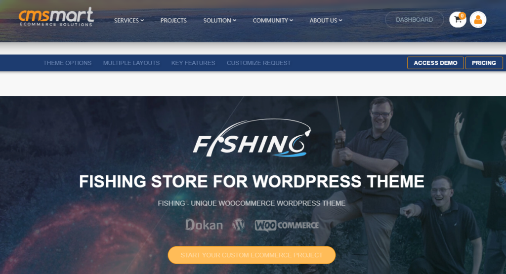 Fishing & Hunting Themes: Shopify vs WordPress-Fishing Store – WordPress Theme for Fishing Shops