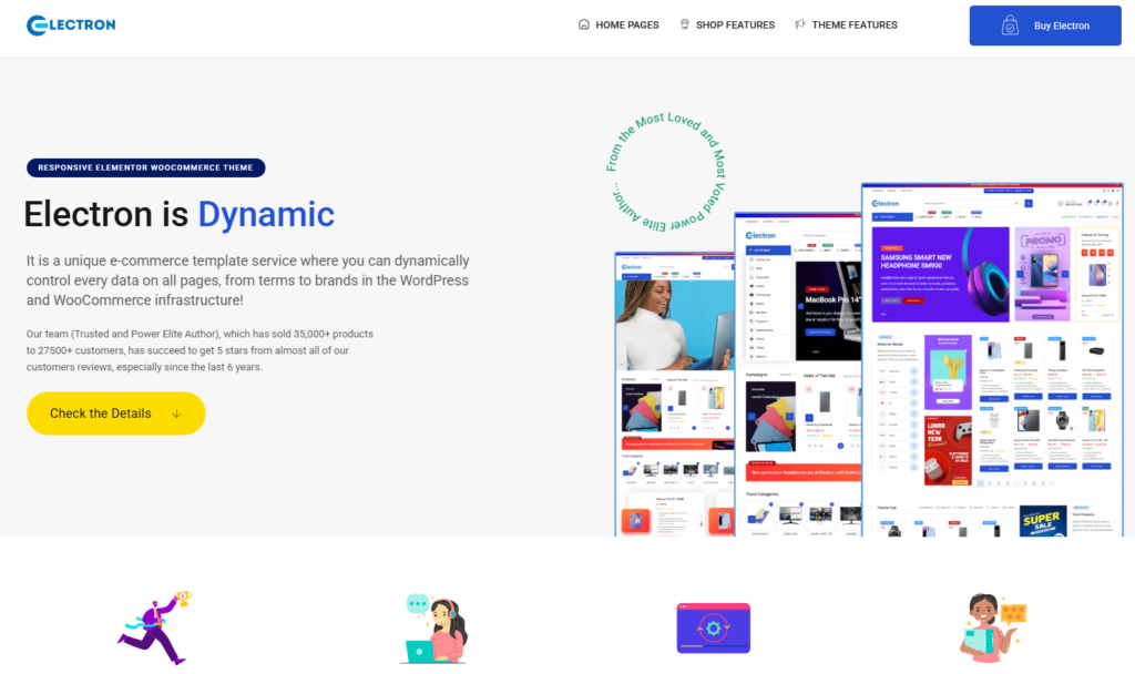 Best WooCommerce Electronics Themes Compared-Electron – Elementor Electronics Store WooCommerce Theme