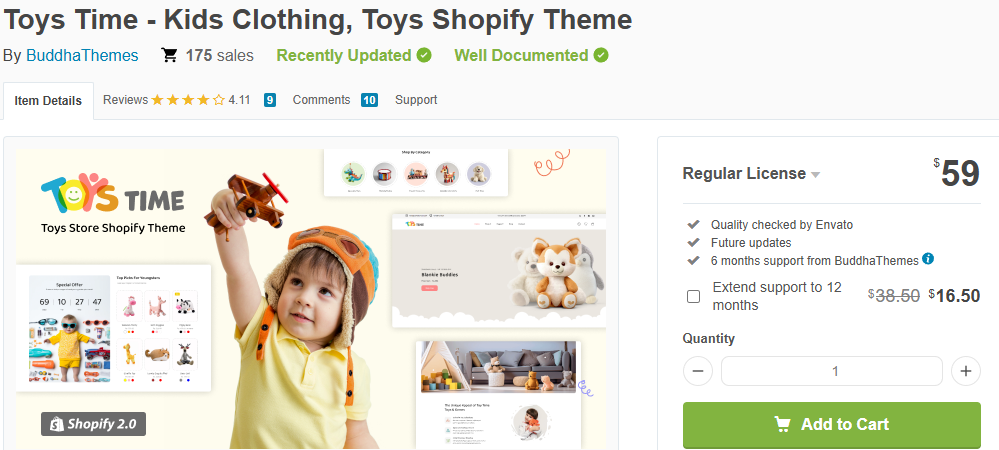 Toys Time – Kids Clothing & Toys Shopify Theme
