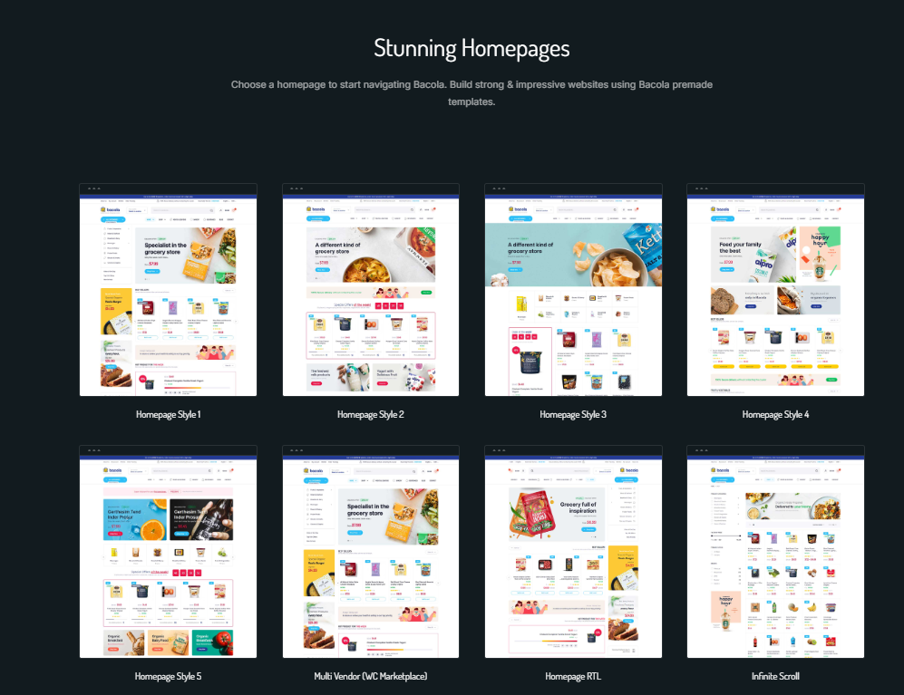 Bacola – Grocery Store and Food eCommerce Theme