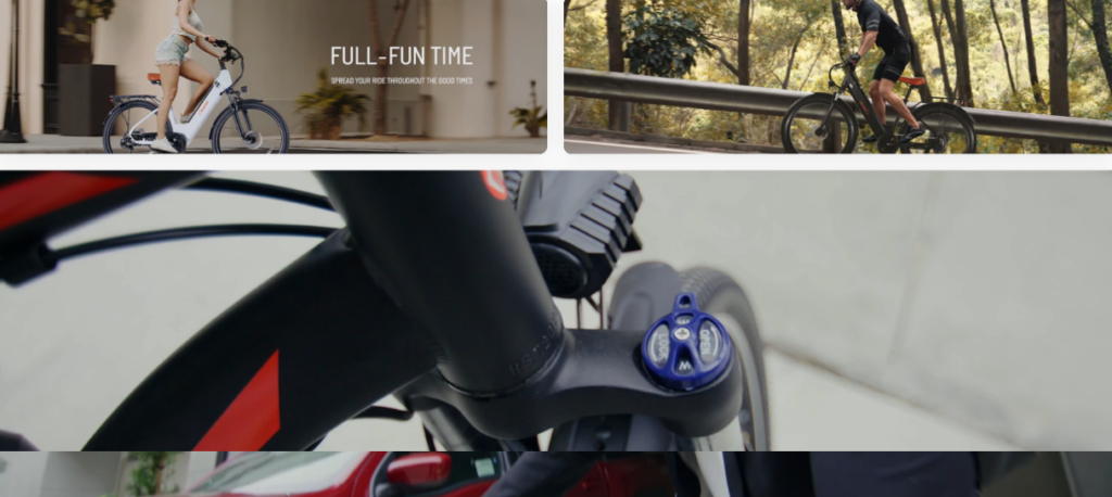 Shopify Electric Bike Website Design Case Study-Lifestyle Content Blocks: Showing Real Use Cases