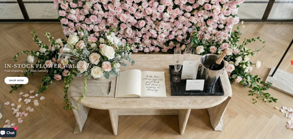 RoseMorning Shopify Website Design Case Study-Building Trust Through Real Event Photos