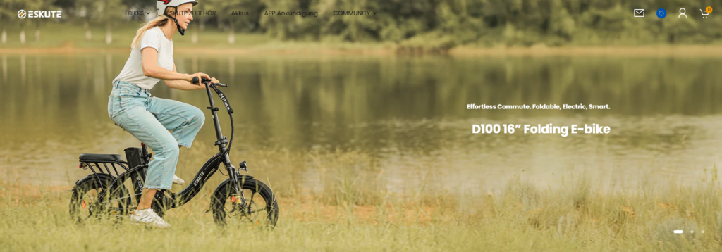 Designing a High-Converting Shopify Experience for Eskute EU-Homepage Design: Structuring First Impressions-Hero Section: Immediate Impact