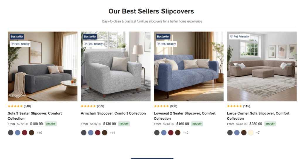 Shopify Furniture Store Design for Higher Conversions-Product Presentation: Clarity Meets Emotion