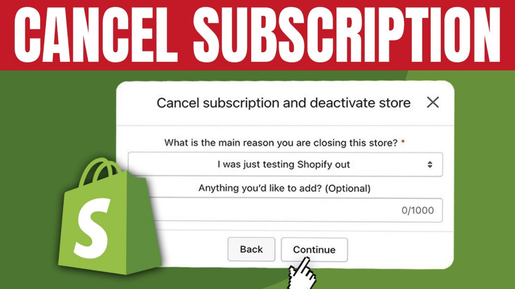 How to Cancel Shopify: Pause or Deactivate Your Store