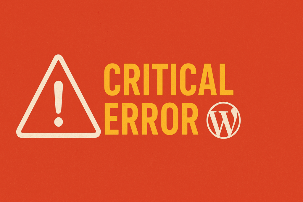 Fix Critical Error on This Website in WordPress-Common Causes of WordPress Critical Errors