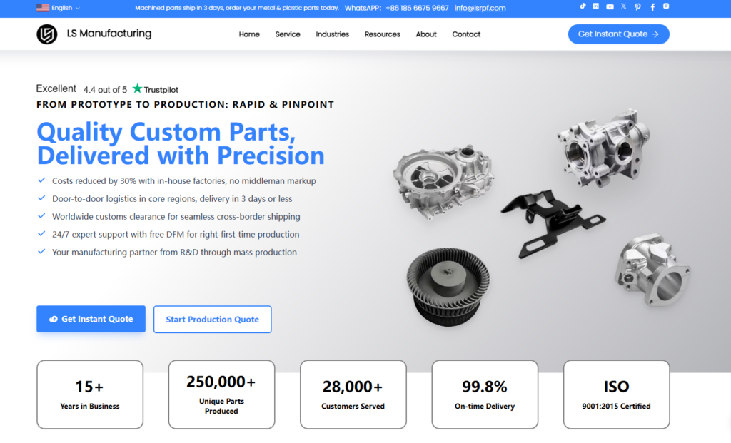 Industrial WordPress Website Increased Leads by 300%-Homepage Construction: The Core Experience-Hero Section: Establishing First Impressions