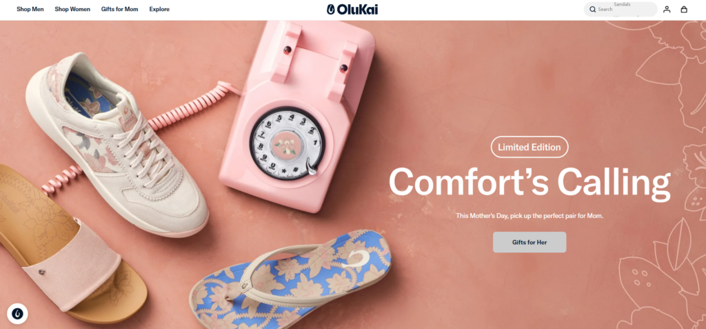 Designing a Premium Shopify Experience for OluKai-Homepage Design Strategy-Hero Section: First Impression Matters