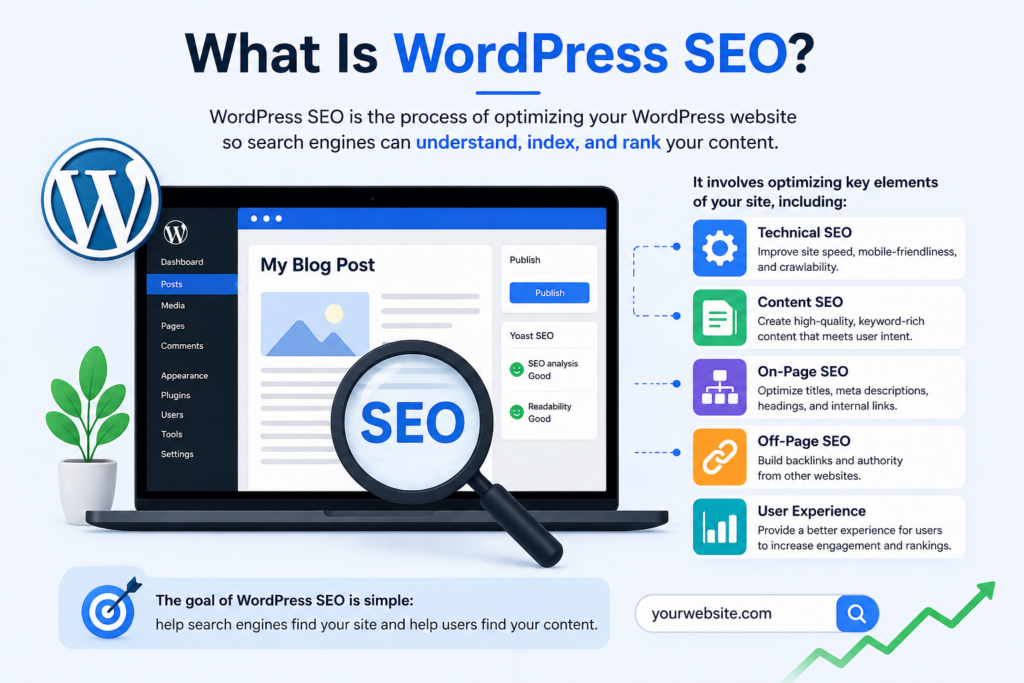 How to Improve SEO on WordPress (Complete 2026 Guide)-What Is WordPress SEO?
