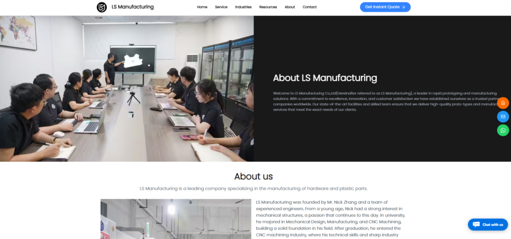 Industrial WordPress Website Increased Leads by 300%-Expanding Beyond the Homepage-About Page: Building Brand Trust