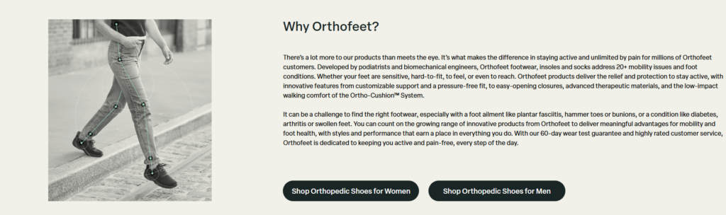 Designing a High-Converting Shopify Footwear Experience-Homepage Design Breakdown-Benefit-Focused Content Blocks