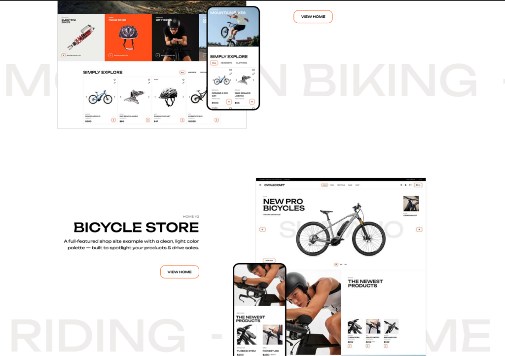 Best Bike Shop WordPress Themes Compared-Feature Comparison (Core Capabilities)