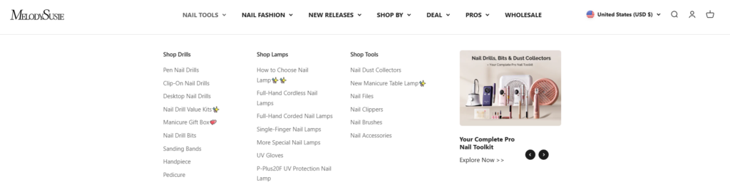 How We Designed a High-Converting Shopify Beauty Store-Navigation and User Flow-Supporting Pages Design