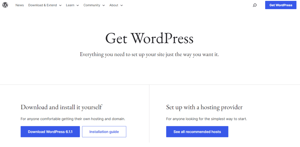 How to Make a Website From WordPress？-Install WordPress