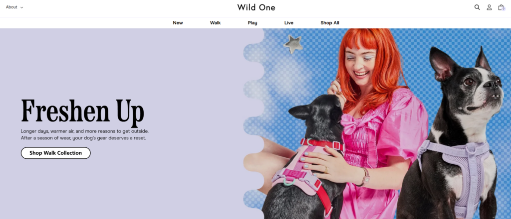 Designing a Modern Shopify Pet Brand Experience-Homepage Design Strategy-Hero Section – Immediate Brand Impact