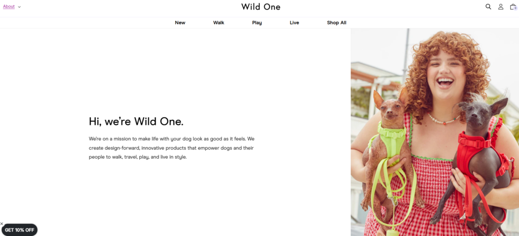 Designing a Modern Shopify Pet Brand Experience-Supporting Pages Design-About Page – Building Trust