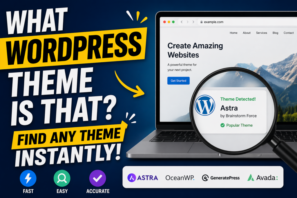 What WordPress Theme Is That? Find Any Theme Instantly