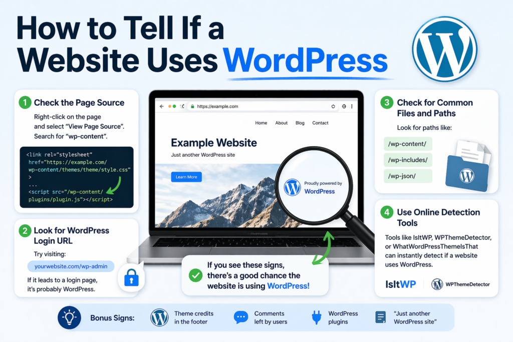What WordPress Theme Is That? Find Any Theme Instantly-How to Tell If a Website Uses WordPress